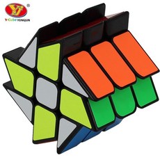 메가밍크스 선수용큐브 전문가 QIYI YJ 매직 스피드 큐브 콤보 퍼즐 장난감 IVY 피셔 스큐 축 피라미드 3x3 2x2 4x4 5x5, 22.YJ Windmill, 1개