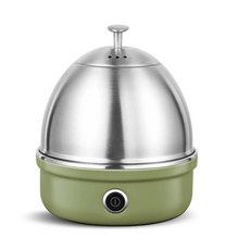 名友 不鏽鋼蒸蛋器 110V 專用煮蛋器 自動斷電防乾燒, 綠色-110V