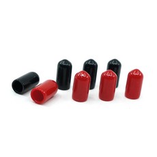 연질 앤드캡 30mm 1개 검정 제품보호 철근 배선