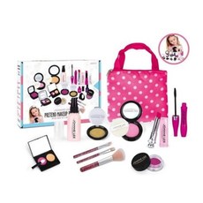 JOANNE LEE 兒童彩妝玩具套裝 女孩角色扮演遊戲, 點點包款, 1個