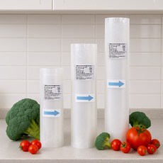 헬로제인 식품 진공포장지 롤 3종세트 (소+중+대), 진공포장비닐, 1세트, 롤3종(대중소)
