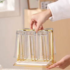 컵 건조대 스테인리스 스탠드 주방 주방 컵 건조대 6구 물컵 수납 싱크대 컵걸이 정리대 보관대 걸이 홀더