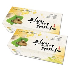 웰빙티모아 1+1 국내산 은행잎 천마차 100개입 100g 은행잎효능 헛개나무 감초, 1개, 50g, 1g