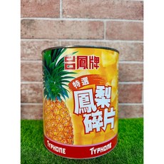 台鳳 鳳梨碎片 1/16切角鳳梨 3.05kg*6罐, 1個