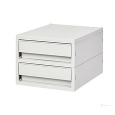 시스맥스 뉴트로 소품함 중형 2단 수납정리템, 단품