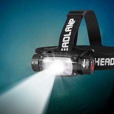 리와트 LED헤드랜턴 모션센서 2000루멘 최강밝기 XHP50 C타입 동작감지 LC-35 ( 18650 배터리포함), 1개