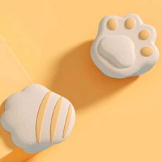 발바닥 모양 테이블 코너 범퍼 실리콘 모서리 보호대, 그레이 발등형