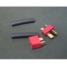 (당일발송)딘스컨넥터 T PLUG 1pair 암수한쌍 (수축포 포함), 1개