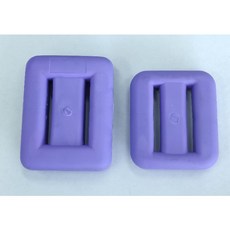 B&E 浮力河驟社 專利工廠 MIT 環保鉛塊 夜光, 紫,1公斤-穿孔間縫4mm, 1個, 1