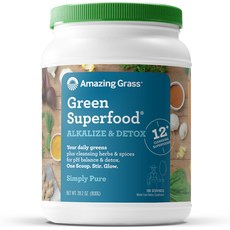 Amazing Grass 蔬菜飲料粉, 1罐, 800g