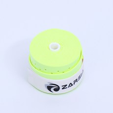 10pcs ZARSIA 화이트 컬러 테니스 라켓 그립 미끄럼 방지 땀 천공 배드민턴 점성 오버, 01 Z Neon green