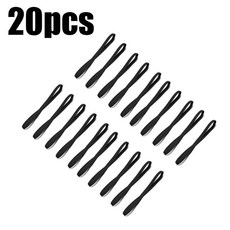 10 20개 얇은 탄력 헤어밴드 땀밴드 축구 러닝 헤어 액세서리 간단한 논슬립 스트레치, 20pcs Bla