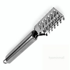 HM 생선 비늘제거기 물고기비늘제거칼 깔끔하고편리 생선비늘제거, 실버, 1개