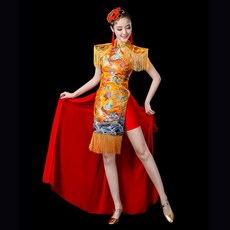 댄스복 아랑고고 상하복세트 장구 무대 의상 행사 무용 단체복 춤 공연복 난타복 빅사이즈 전통 부채