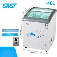 소형 아이스크림냉동고 냉동식품 업소용 편의점, 기본 모델명/품번, 148L 화이트 LED 조명