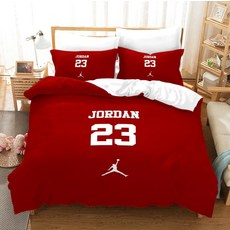 NBA 마이클 조던 23 이불 배게 커버 세트 (싱글 더블) Michael Jordan 23 Duvet Cover Set, 포함