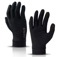 루디스 NEO 이너 장갑 바이크 스키 보드 속장갑 등산 오토바이 글러브, 블랙, 1개