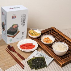 김서방 바다다 명란김 매콤단백 조미김 도시락김 맛김 밥도둑 반찬 혼술 맥주 안주 마른안주, 4g, 20개