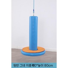 감통 놀이기구 특수 해먹 특수체육 장애물 스윙 기구 발달 균형 실내 체육, 6. 플라잉디스크+회전기 60x80cm