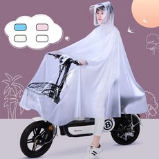 방수 스쿠터 판초우의 비옷 배달 오토바이용 덮개, 블루