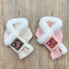 (집사추천) ♠[패션독]한복누빔목도리 (S/L), 베이지