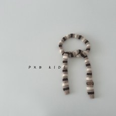 兒童圍巾 撞色條紋 2-8歲 秋冬保暖圍脖