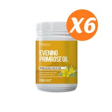 그리니아 달맞이꽃오일 EPO 1000mg 150정X6개 (2022), 150정