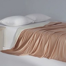 슬림소녀 여름이불 냉감 아이스 비단 가는 이불 침실 여름용, 아몬드카키