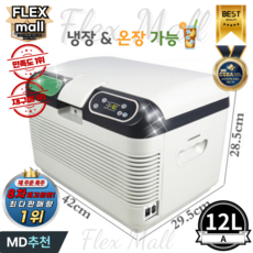 플렉스몰 차량용 냉장고 휴대용 자동차 온장고 캠핑용 낚시용 냉온장고, A12L