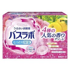 하쿠겐어스 허즈 바스라보 싱그러운 탄산탕 4종 향기 어소트 12개입, 1개, 540g