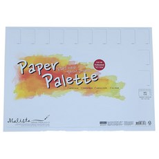 ATOM 종이팔레트 L(18매)/ 수채화 아크릴 유화 물감 파레트 학생 전문가용 미술준비물 화방용품