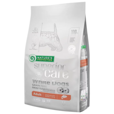 Nature's Protection 自然本色 Superior Care White Dogs 小型犬亮白無穀狗糧, 1.5kg, 1個, 鮭魚