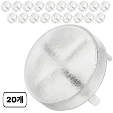 디어쿼츠 콘센트 가리개 커버 마개 안전커버, clear, 20개