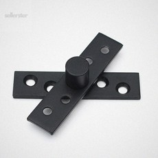 정스네 360도 회전스텐경첩(블랙) (75.2mm) 히든도어경첩