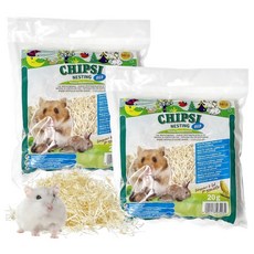 칩시 네스팅 베드 햄스터 굴베딩 20g, 2개