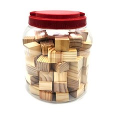 학습용 수학교구 원목 블럭 쌓기나무 2cm 100P 79000EA 1EA, 본상품