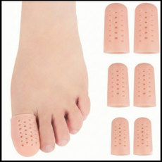 핑크 발가락 보호 골무, 1세트