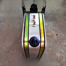 화물차 보조 연료통 스텐 디젤 대용량 탱크 기름통 알루미늄 휘발유통 대형 말통 오프로드, 1개, B. 35L 50L 이중 브래킷