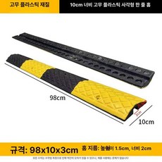 고무 전선 보호 덕트 케이블 커버 바닥 덮개, 10mm 너비 정사각형