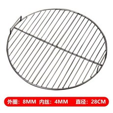 304不鏽鋼 熟食專用壓鍋篦子 附提手 直徑68cm (外圈8mm 內圈4mm), 1個, 提手款直徑28cm
