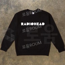RADIOHEAD 라디오헤드 가을 겨울 프린트 긴소매 티셔츠 유니섹스 맨투맨