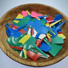 식물 이름표 화분 네임택 T형 식물 라벨 대 100개입