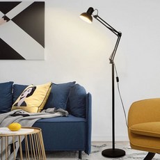 식물등 스탠드 LED, 블랙 12W 3색 조절