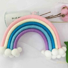 무지개 마크라메 장식 모빌, 2-무지개장식-레드