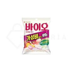 오리온 바이오 생과즙 캔디, 99g, 2개