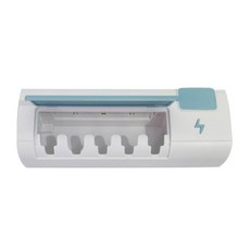 UV 칫솔 홀더 벽걸이형 보관 랙 360도 살균 살균기 욕실용품