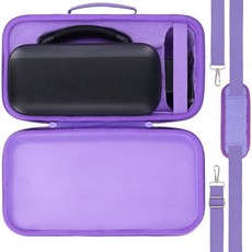 보스 사운드링크 맥스 포터블 스피커 하드 보호 케이스 어깨 끈과 손잡이 포함 휴대용 여행 검정색 co2CREA, Purple Case, 1개