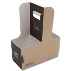 인쇄 컵캐리어 50개 테이크아웃컵캐리어 커피캐리어, 1개