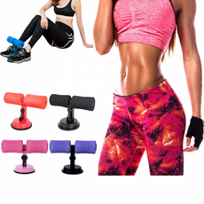 로하니샵 홈트레이닝 흡착식 복근 뱃살 윗몸일으키기 운동기구, 흡착식윗몸일으키기홀더 레드