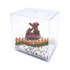 [초록끈] 아마존 플라스틱미니어항 16.5x12.5x17.5cm YA230, 1개